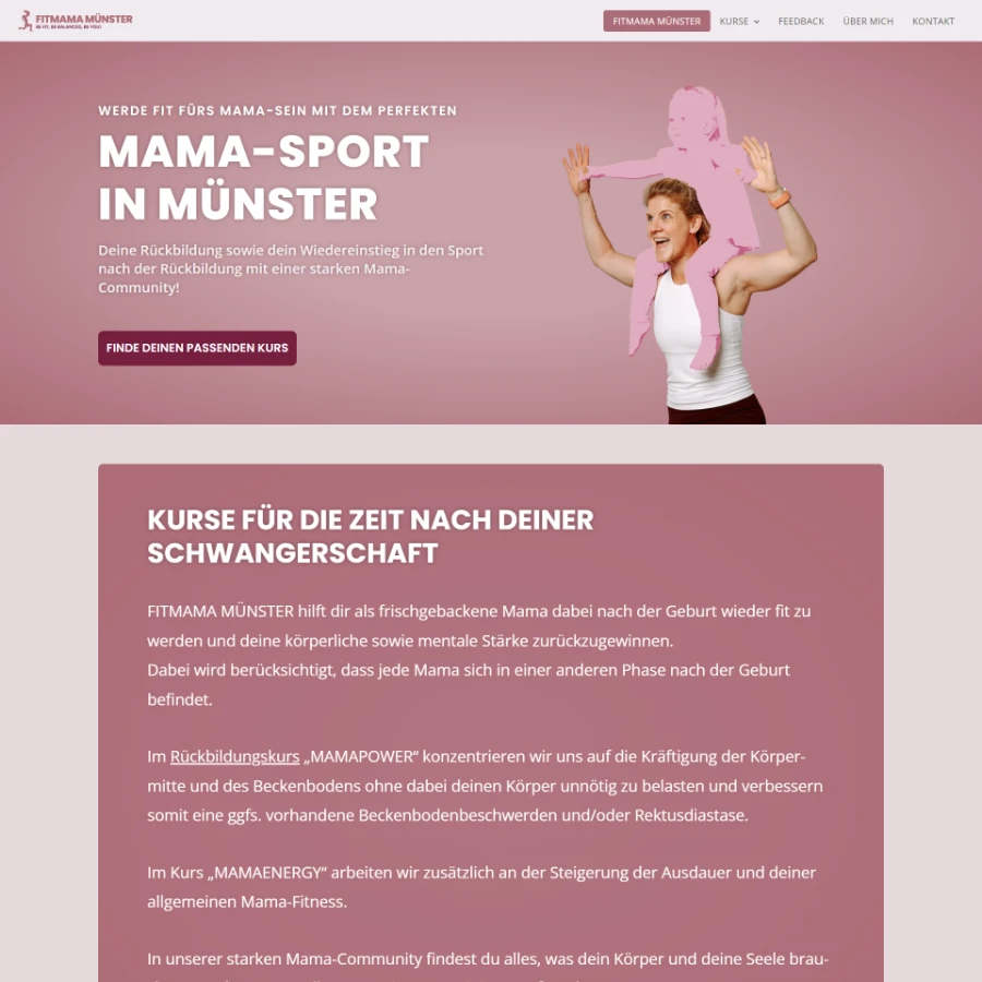 Webdesign Arbeitsprobe